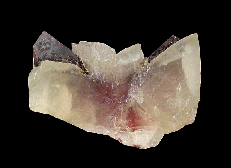 Mariposa Calcite with Hematite, Santa Eulalia District, Municipio de Aquiles Serdán, Chihuahua, Mexico